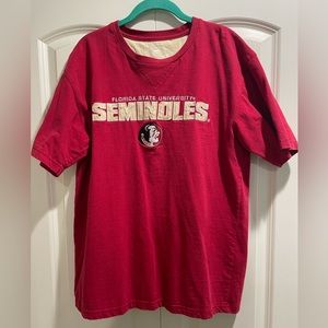 Florida State University Seminoles Heavy T-Shirt FSU Burgundy Adult Large